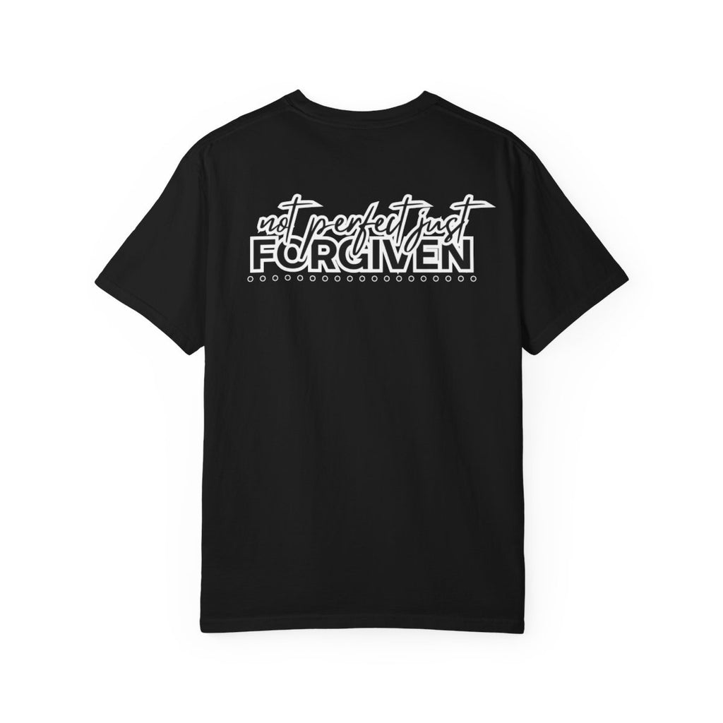 Not Perfect Just Forgiven T-Shirt — Inspirational Christian Faith Tee
