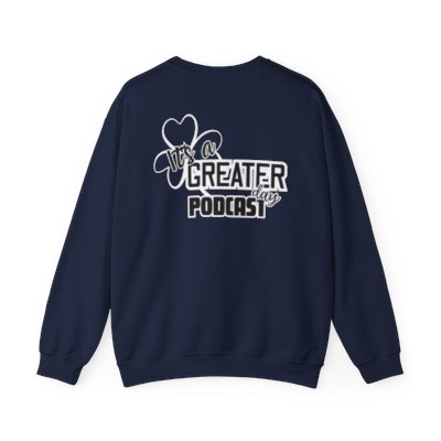It's Greater day Podcast - Christian Cross Faith Pullover