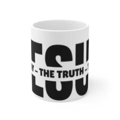 Mug — "I PLEDGE THE WAY • THE TRUTH • THE LIFE" Bold Typography Coffee Mug